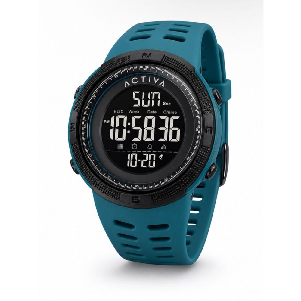 Activa X Invicta Digital Essentials Men's Watch - 50mm. Blue (ACW1915-012)